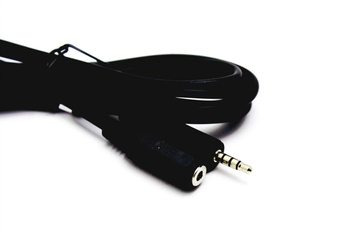 PRZEDŁUŻACZ AUX JACK 3,5 4 POLOWY VITALCO 0,5M 50CM JKP49