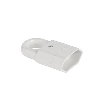 GNIAZDO SIECIOWE PŁASKIE Z UCHWYTEM 2,5A 250V