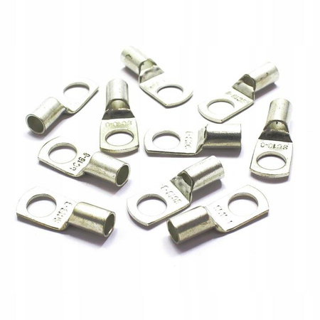 KONEKTOR OCZKOWY MIEDŹ Cu 16mm2 M8 KOŃCÓWKA 10szt