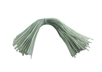 DRUT WIĄZAŁKOWY DRUCIKI DO WIĄZANIA BIAŁE 20CM