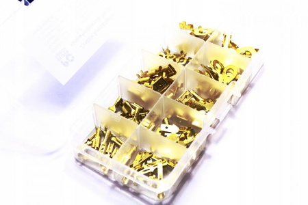 ZESTAW KONEKTORÓW SAMOCHODOWYCH 90 SZT + RURKI