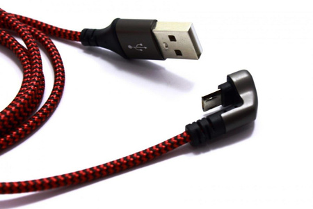KABEL MICRO USB KĄTOWY 1,5m DSF600
