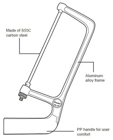 PIŁA RĘCZNA DO DRAWNA I PLASTIKU PROSKIT SW-106