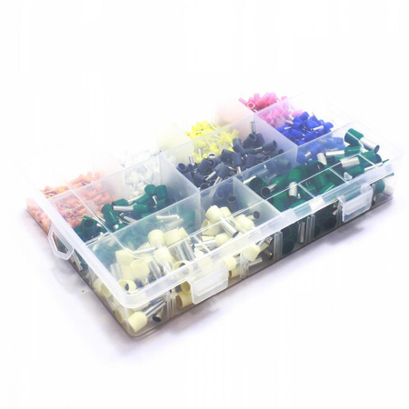 TULEJKI ZAKOŃCZENIA KABLOWE ZESTAW TULEJEK 750 SZT