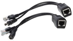 Adapter poe zasilanie RJ45 ethernet UTP lan komplet