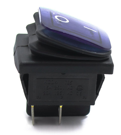 PRZEŁĄCZNIK HERMETYCZNY PROSTOKĄTNY NIEBIESKI 230V AC