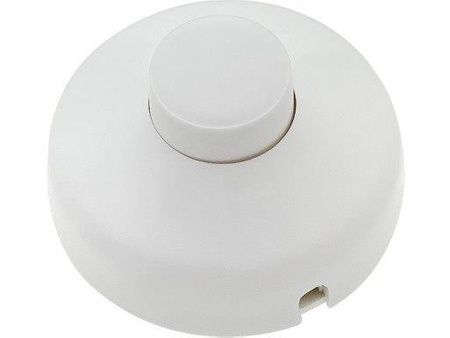 PRZEŁĄCZNIK NOŻNY PRZELOTOWY BIAŁY 1A 250V