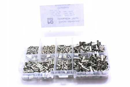 TULEJKI ZAKOŃCZENIE KABLA TULEJKA ZESTAW 700 SZT