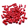 KONEKTOR IZOLOWANY PEŁNY ŻEŃSKI RED 2,8mm 100 SZT