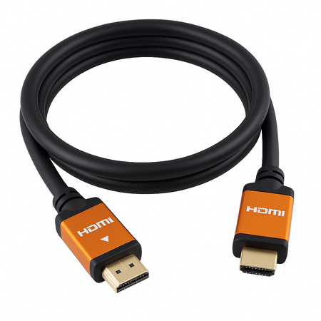 KABEL HDMI 2.0 4K 60HZ HDR 1,5M UHD ARC 3D GOLD HD ETHERNET PRZEWÓD