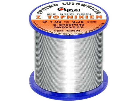 CYNA ZE SPOIWEM CYNEL 1MM 250G