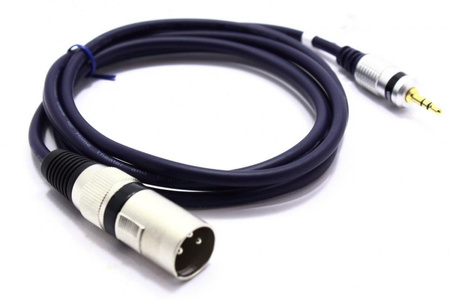 KABEL MIKROFONOWY 3M WTYK AUX JACK 3,5 STEREO - WTYK XLR MK31 VITALCO