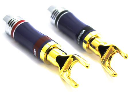 WTYK POD GNIAZDO BANAN WIDEŁKI LA940 VITALCO NA KABEL 6MM