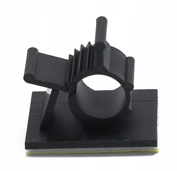 SAMOPRZYLEPNY ORGANIZER UCHWYT DO KABLI 10X KLIPS