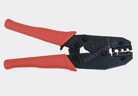 Zaciskarka konektorów izolowanych na przewody 0.5-1, 1.5-2.5, 4-6mm2 HT-301