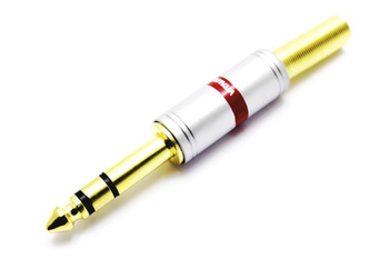 Wtyk Jack 6.3 stereo chrome 7mm jw778 Vitalco