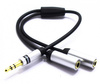 ADAPTER ROZDZIELACZ WTYK AUX 3,5 2X GNIAZDO JACK 3.5 VITALCO