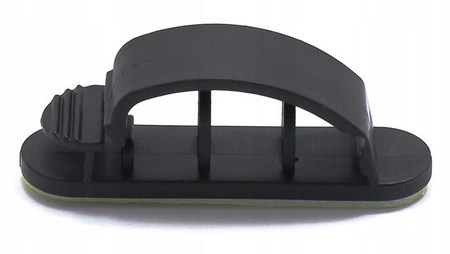 SAMOPRZYLEPNY ORGANIZER UCHWYT KABLI KLIPS 10X