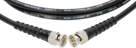 KABEL VIDEO BNC PATCHCORD 75 ohm HD-SDI 1.5m KLOTZ
