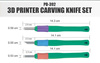 ZESTAW NOŻY DO DRUKU 3D PD-392 Proskit