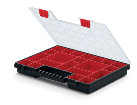 ORGANIZER SKRZYNKA NARZĘDZIOWA KUWETA NORB 40 399X303X50 Z PRZEGRODAMI