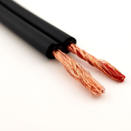 KABEL EKRANOWNY INSTRUMENTALNY SYGNAŁOWY STEREO PODWÓJNY INS2-S100 REDS 1M