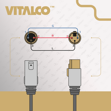 KABEL MIKROFONOWY XLR 5m HEARON KLOTZ PRZEWÓD SYMETRYCZNY DO MIKROFONU