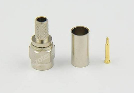 Wtyk SMA na kabel RG58 zaciskany Vitalco