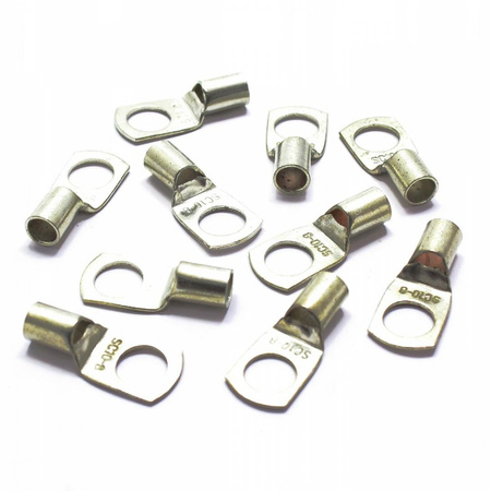 KONEKTOR OCZKOWY MIEDŹ Cu 10mm2 KOŃCÓWKA M8 10szt