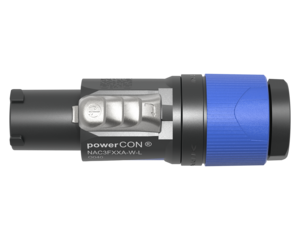 WTYK POWERCON ZASILAJĄCY NAC3FXXA-W-L NEUTRIK SIECIOWY