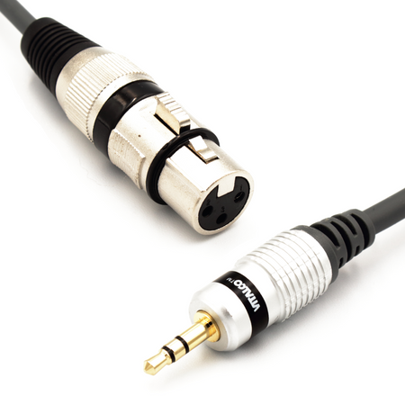 KABEL MIKROFONOWY JACK 3,5MM XLR ŻEŃSKI MK21 3M