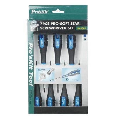 ZESTAW WKRĘTAKÓW TORX SD-2302 7 SZTUK PROSKIT