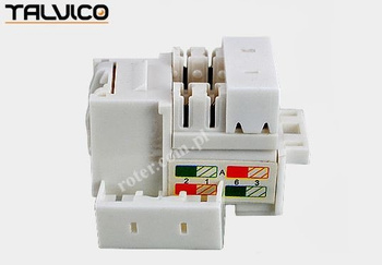 Gniazdo keystone kat.6 z osłoną