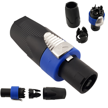 WTYK GŁOŚNIKOWY KOLUMNOWY SPEAKON 4 PIN S01 RED'S MUSIC