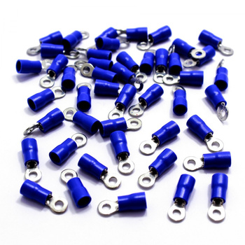 KONEKTOR OCZKOWY IZOLOWANY 3,2mm M3 100 SZT BLUE