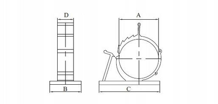 SAMOPRZYLEPNY ORGANIZER UCHWYT DO KABLI 10X KLIPS