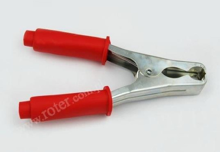 ZŁĄCZE AKUMULATORA KROKODYL 100A CZERWONY