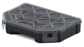 ORGANIZER SKRZYNKA NARZĘDZIOWA KUWETA TAGER 20 142x195x40 Z PRZEGRODAMI