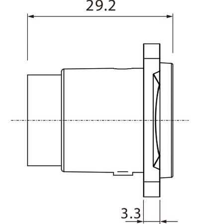 GNIAZDO PANELOWE HDMI ROXTONE RAH14D