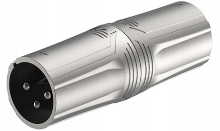 ADAPTER ŁĄCZNIK XLR MĘSKI WTYK WTYK RA3XMM ROXTONE
