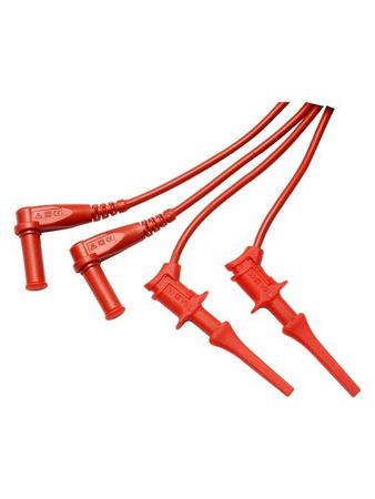 KABLE POMIAROWE DO MIERNIKA CEM SD-9826 CZERWONE