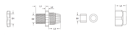 DŁAWIK KABLOWY DŁAWNICA KABLOWA PG 48 1 SZTUKA