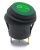 PRZEŁĄCZNIK HERMETYCZNY OKRĄGŁY ZIELONY 230V