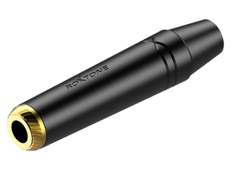 Gniazdo Jack 6.3 TRS stereo Roxtone RJ3FPP-BG