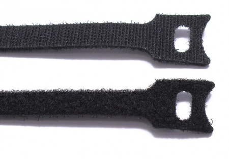 OPASKA RZEPOWA 125mm CZARNE OPASKI RZEPOWE ZESTAW OPASEK RZEPOWYCH 10 SZTUK