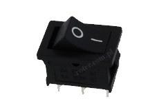 PRZEŁĄCZNIK KOŁYSKOWY ON-ON CZARNY