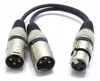 ADAPTER ROZDZIELACZ GNIAZDO XLR- 2X WTYK VITALCO