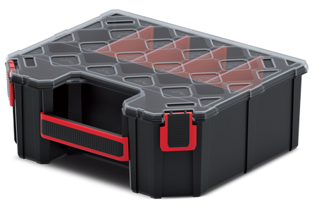 ORGANIZER SKRZYNKA NARZĘDZIOWA KUWETA TAGER 30 WYSOKA 284x243x105 Z PRZEGRODAMI