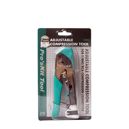 ZACISKARKA WTYKÓW F BNC RCA KOMPRESOWANYCH CP-313