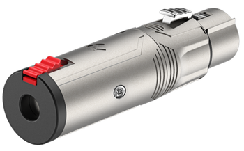 Adapter XLR żeński gniazdo Jack 6.3 stereo 6,3 Roxtone